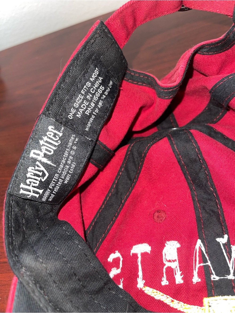 Harry Potter Red and Black Baseball Cap